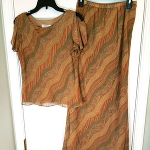 Adrianna Papell 2 pc skirt set